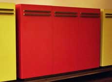 Dressoir rood geel